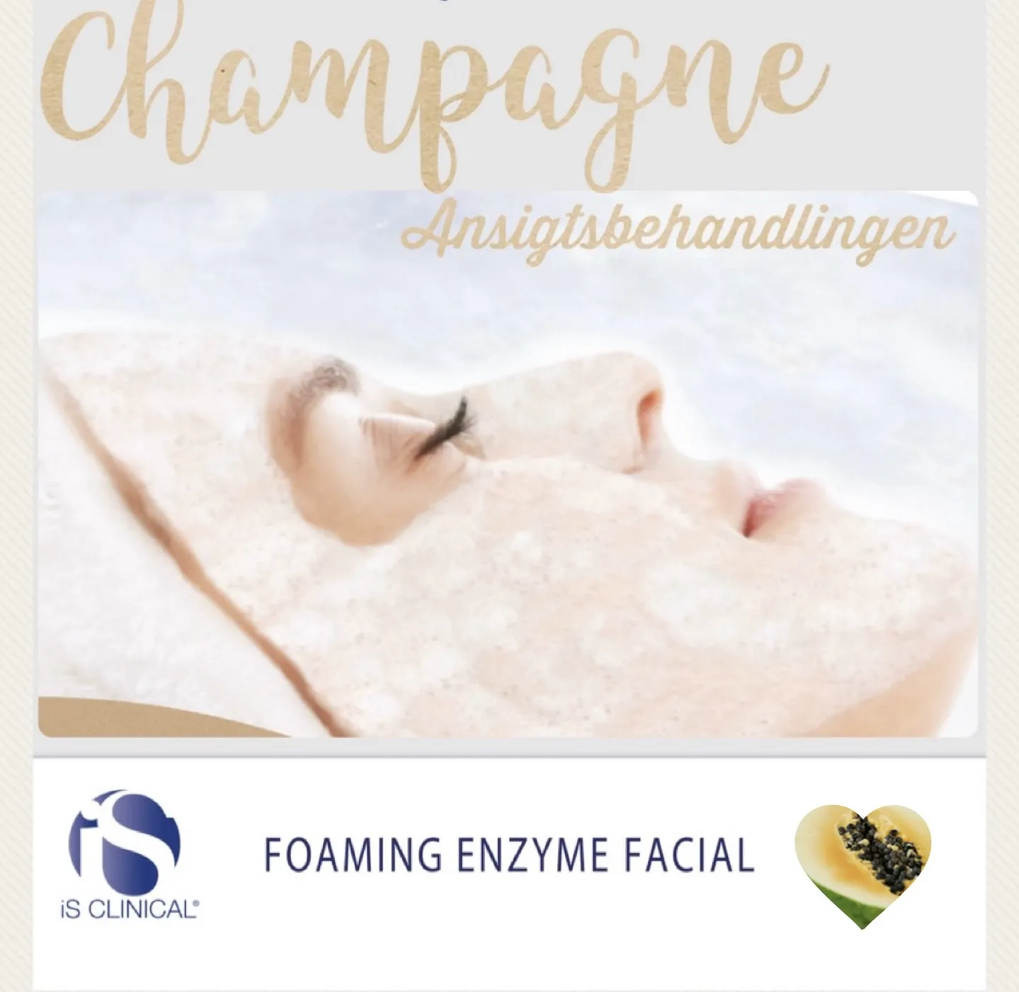Foaming enzyme facial – Ansigtsbehandling